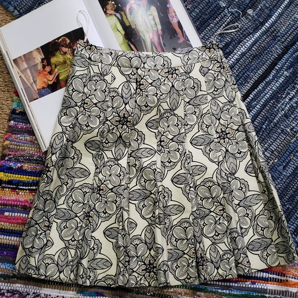 🌚Marni Floral Multi Texture Skirt - Picture 4 of 8